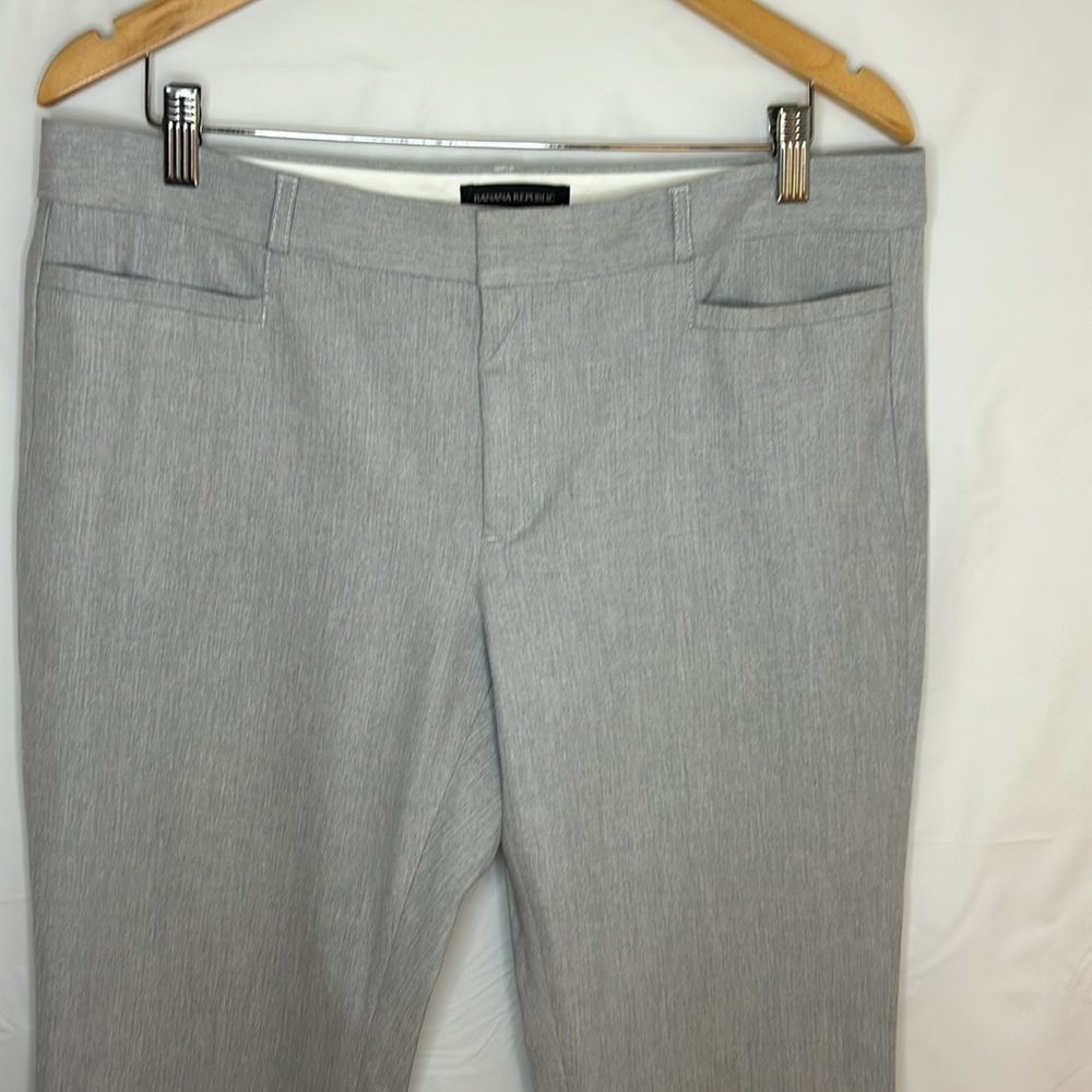 Banana Republic Sloan pants straight wide leg women’s size 12 stretch corpcore - Picture 2 of 10
